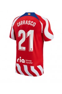 Atletico Madrid Yannick Carrasco #21 Fotballdrakt Hjemme Klær 2022-23 Korte ermer